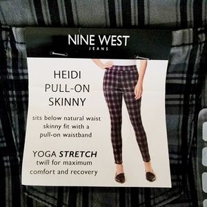 Nine West Heidi Pull-On Skinny Stretch Cropped Pants